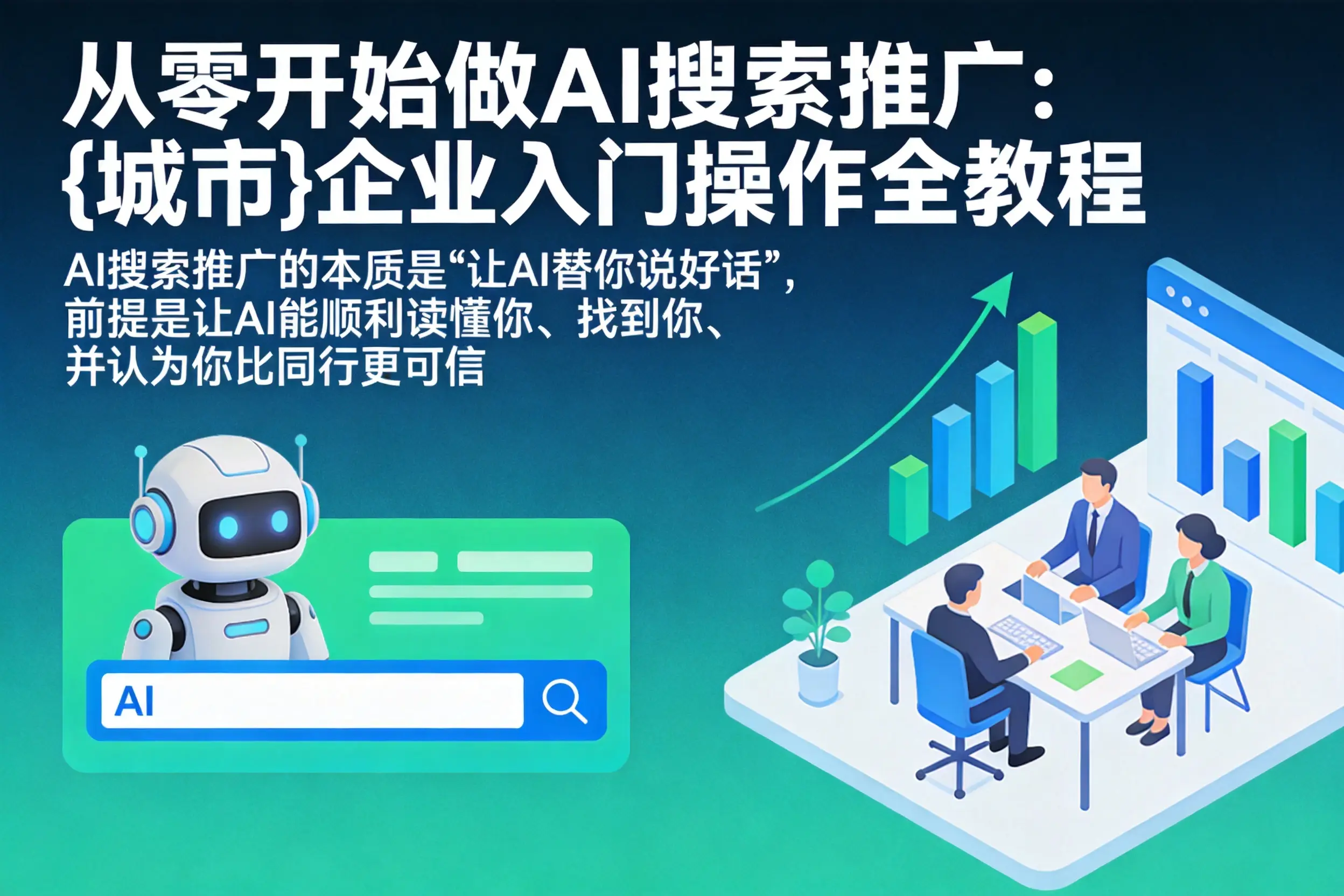 从零开始做AI搜索推广:黄南企业入门操作全教程