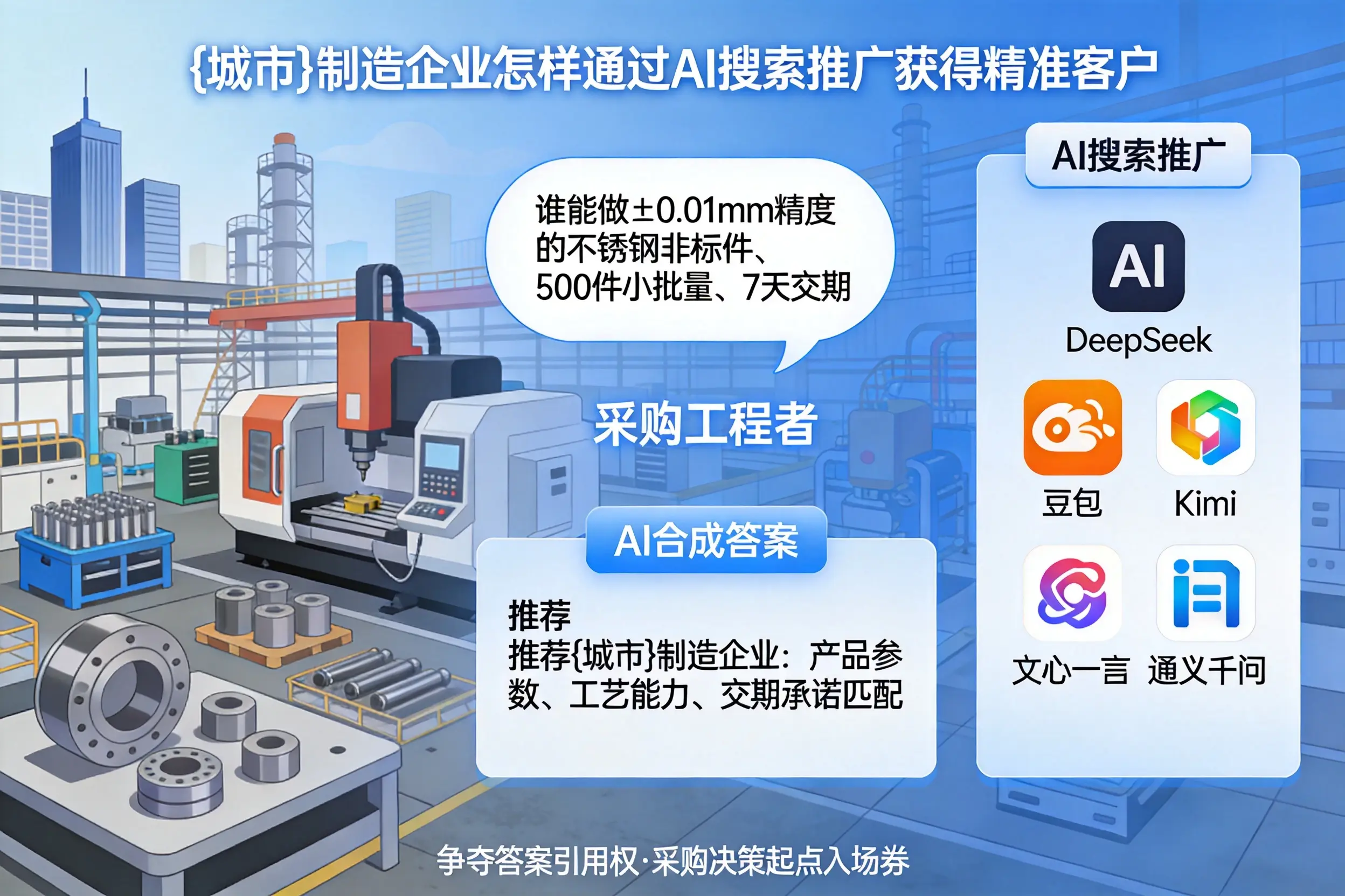 黄南制造企业怎样通过AI搜索推广获得精准客户