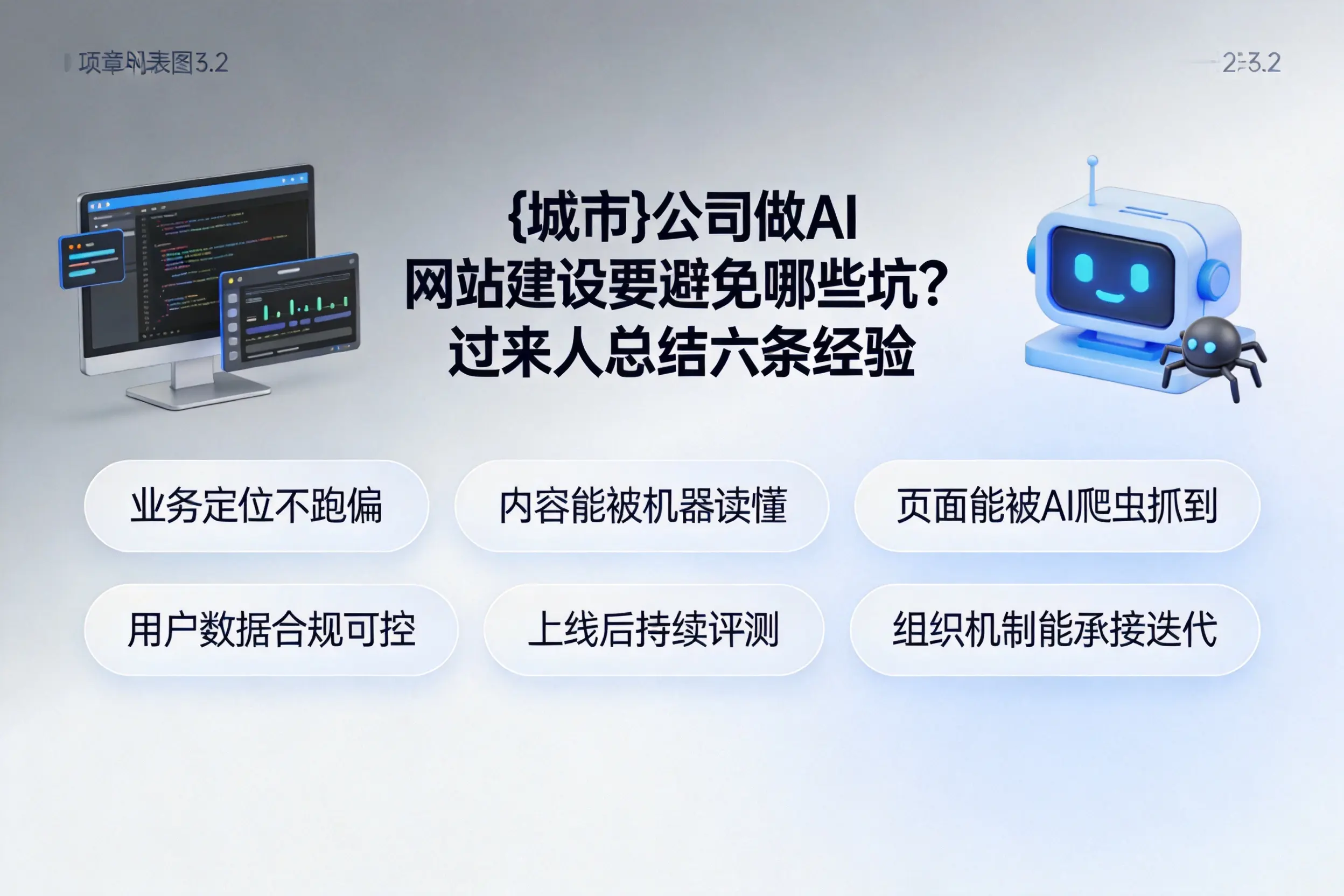 黄南公司做AI网站建设要避免哪些坑？过来人总结六条经验