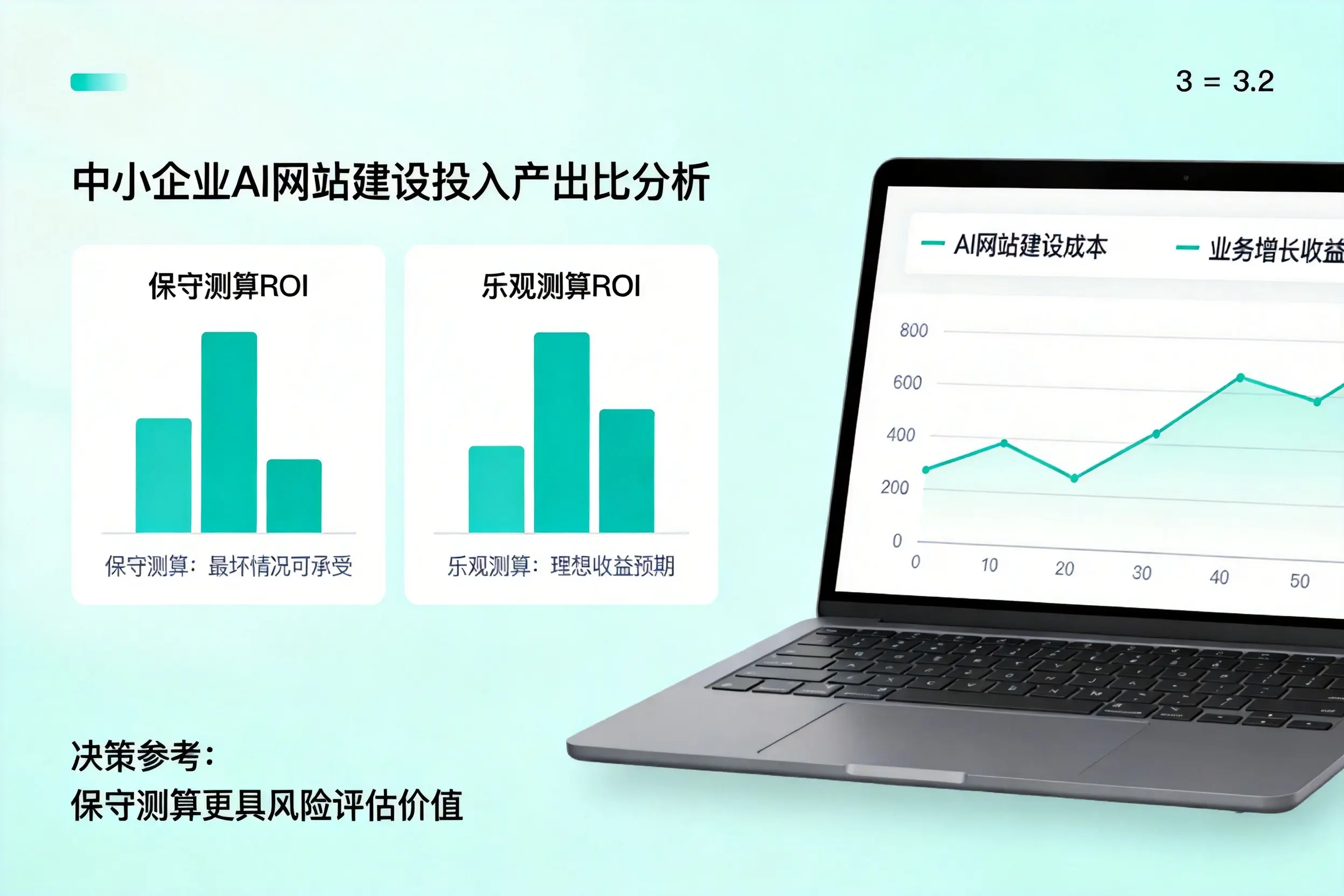 黄南中小企业AI网站建设投入产出比怎么算？先看这份分析