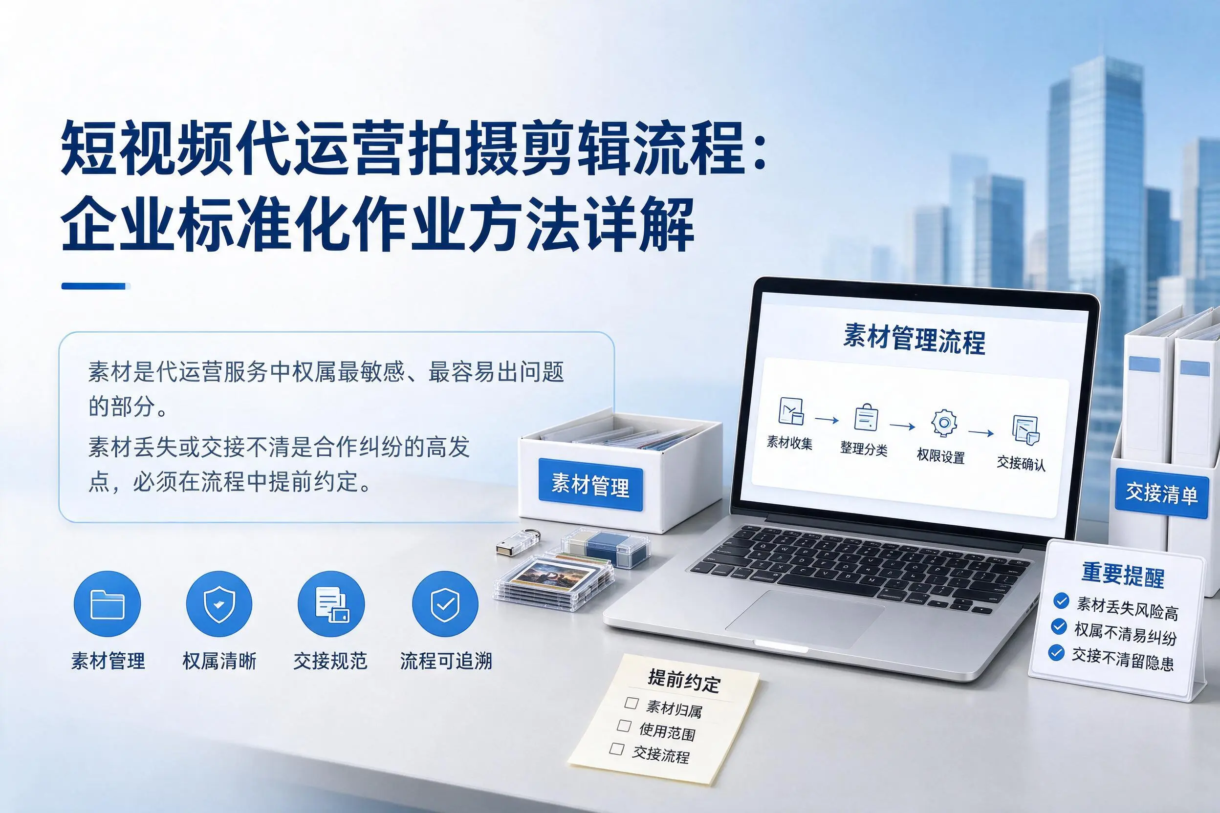 短视频代运营拍摄剪辑流程：黄南企业标准化作业方法详解